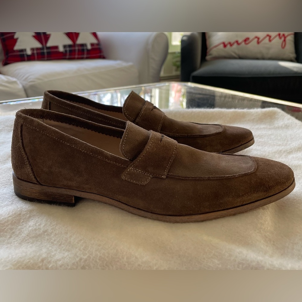 Texto Men’s suede loafers